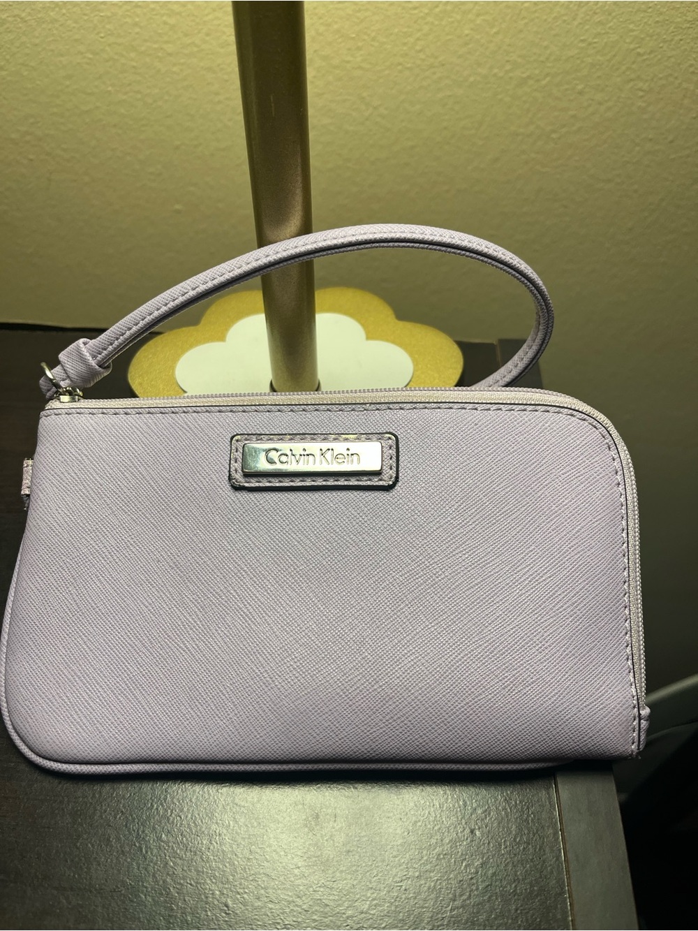 Calvin Klein Lavender Wristlet Bag pre loved